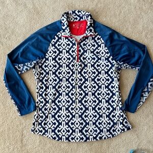 Bermuda Sands Geometric Long Sleeve Top